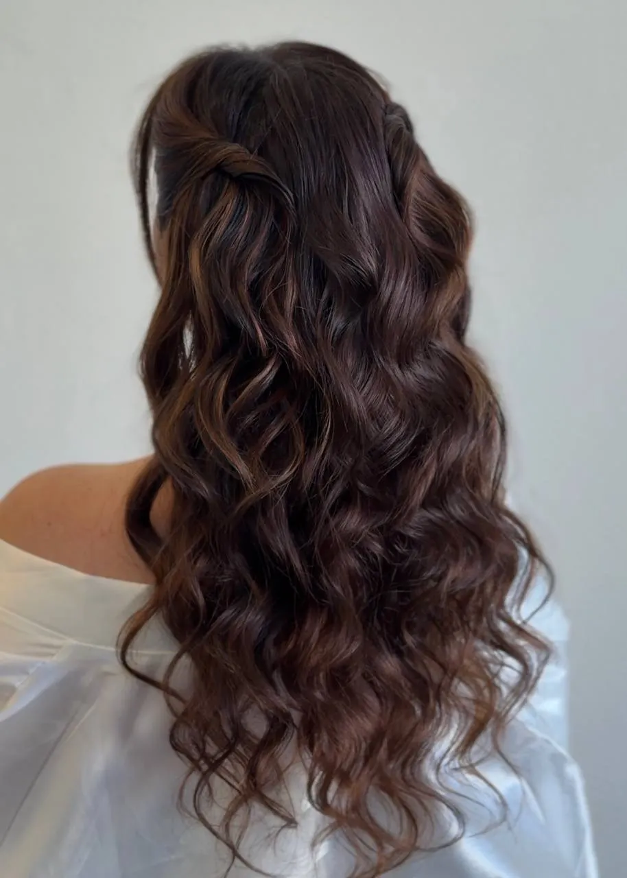 Bridal hair and makeup by Nikole