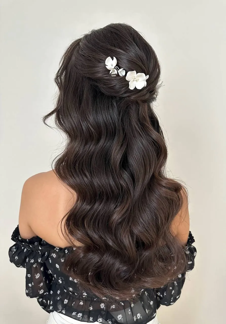 Bridal hair and makeup by Darima