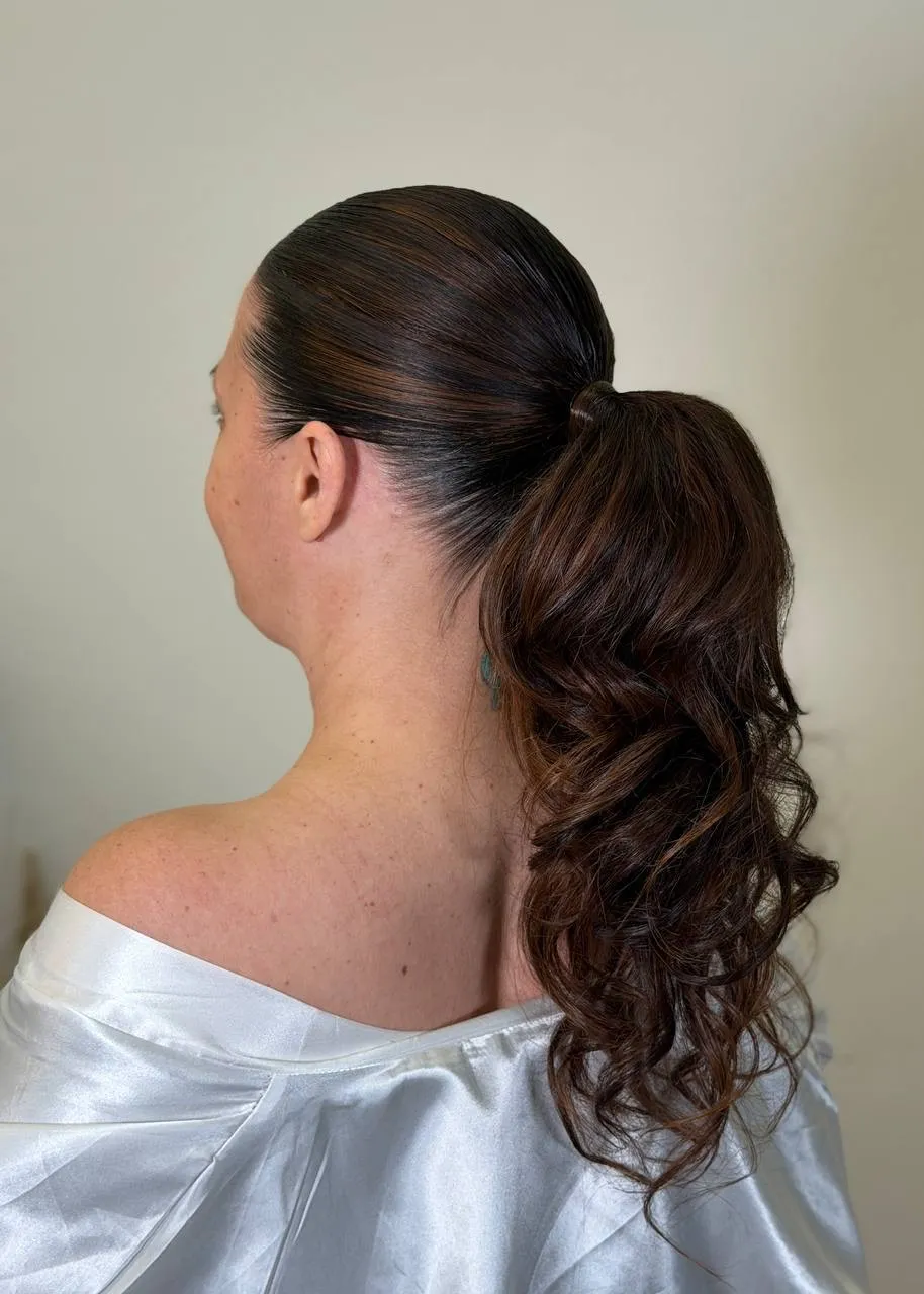 Bridal hair and makeup by Nikole