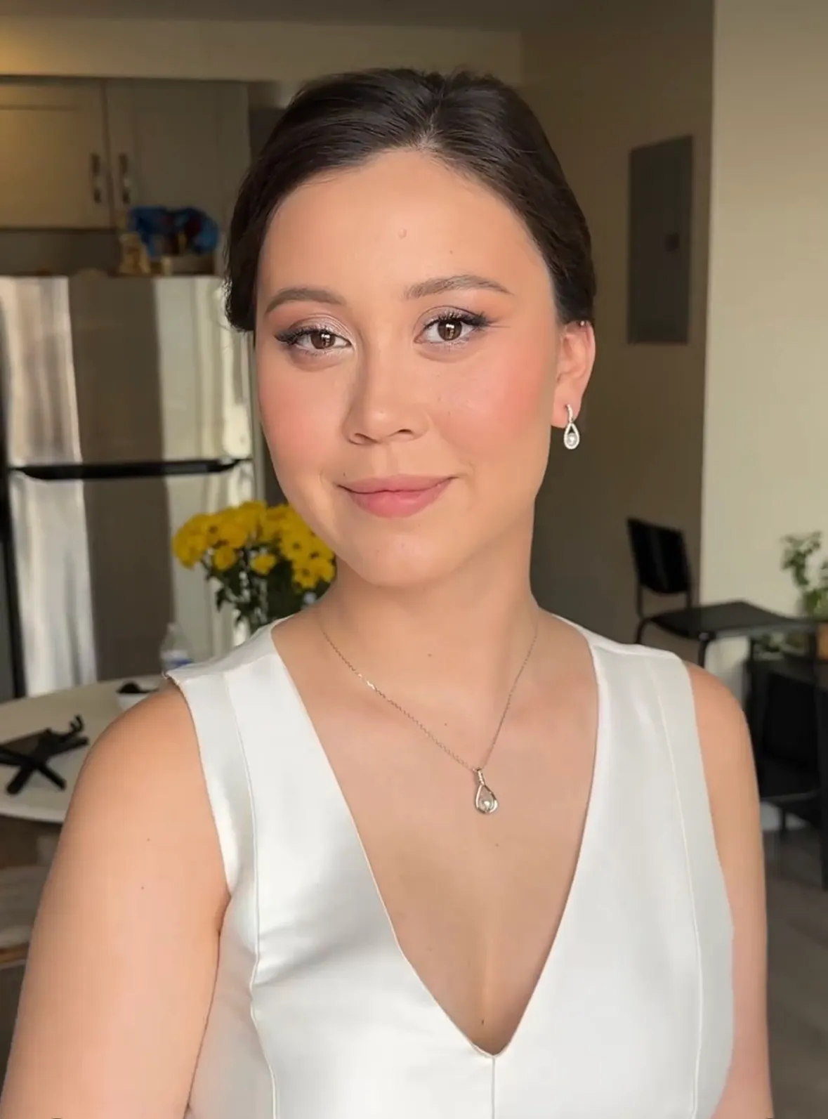 Bridal hair and makeup by Aryuna