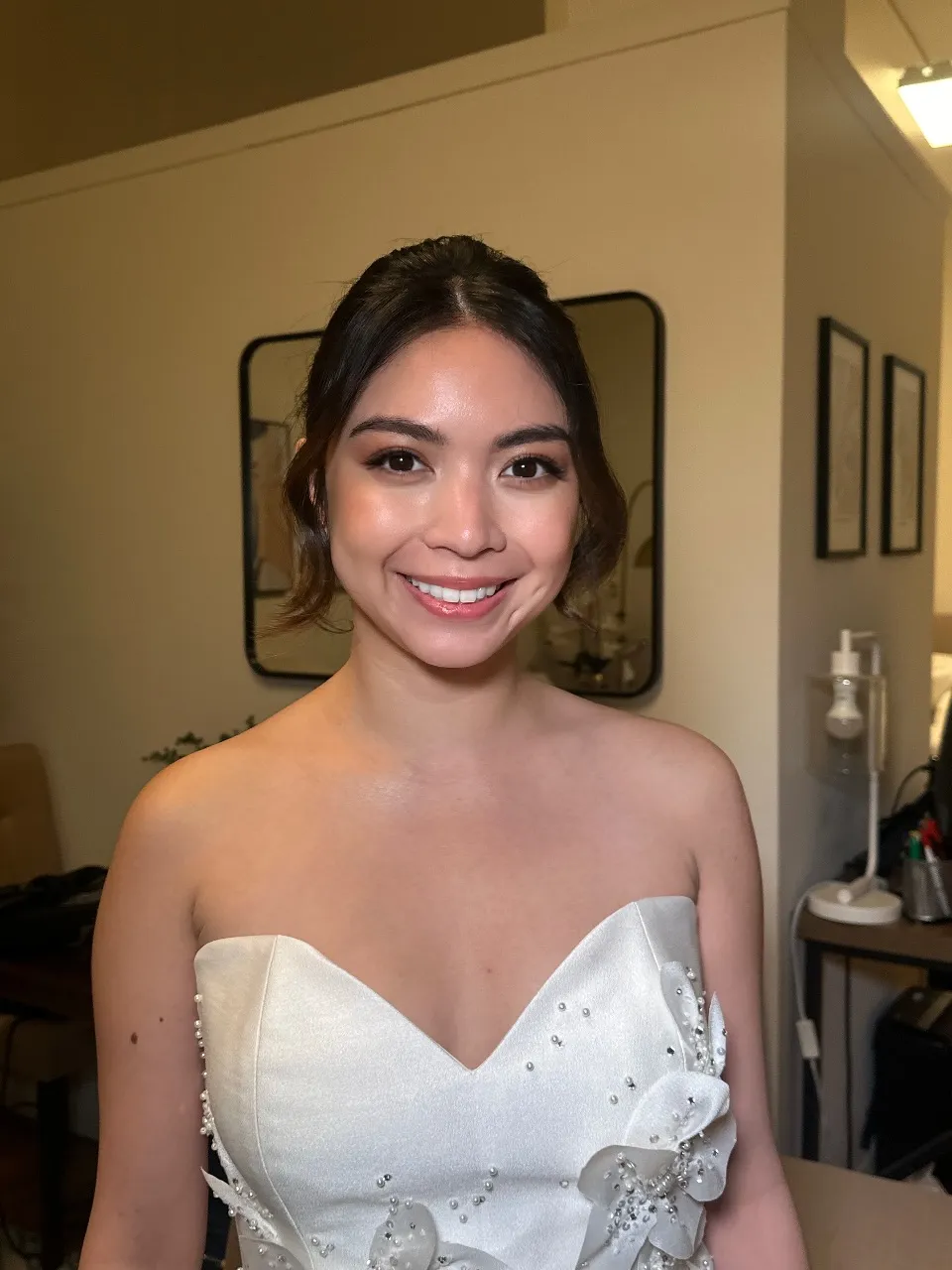 Bridal hair and makeup by Darima