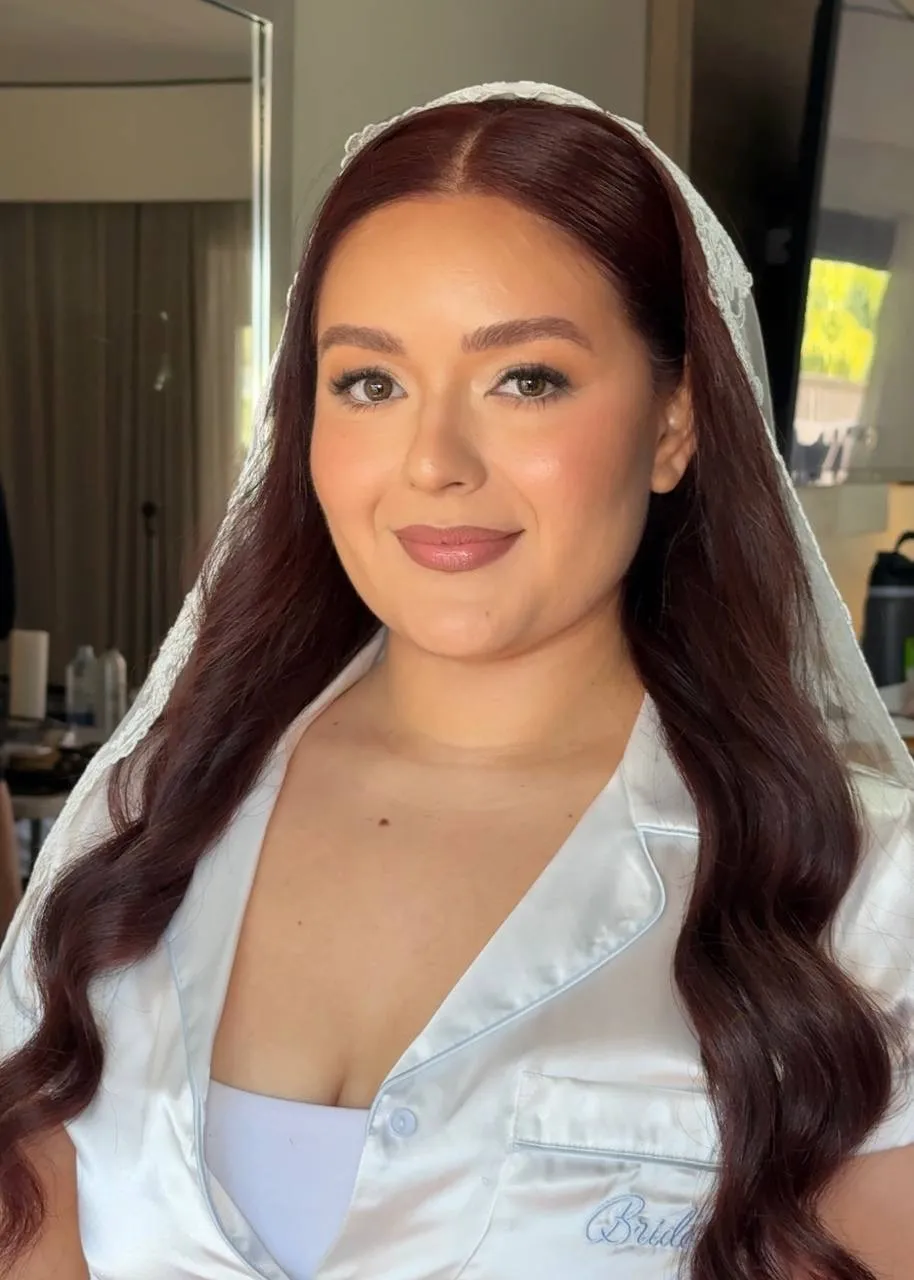 Bridal hair and makeup by Nikole