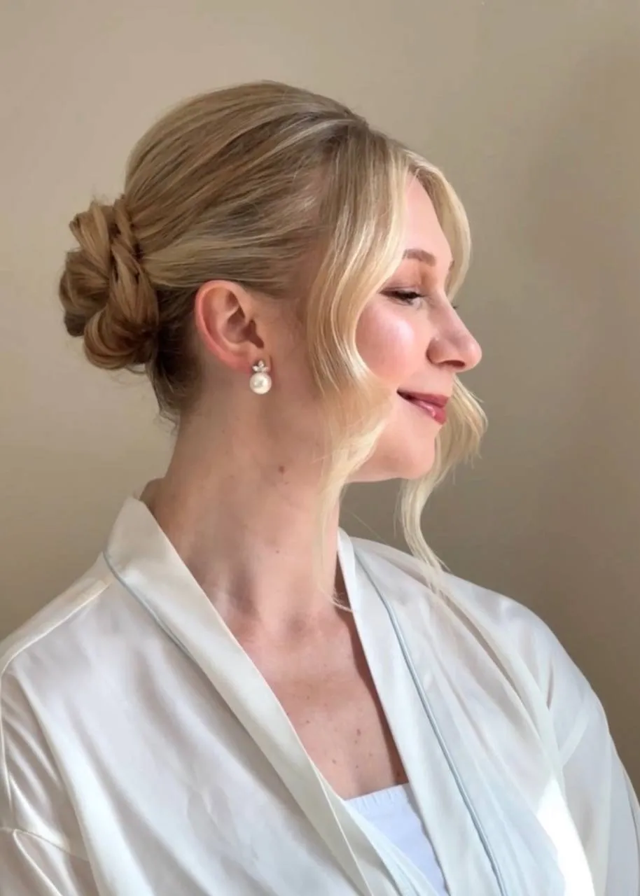 Bridal hair and makeup by Nikole