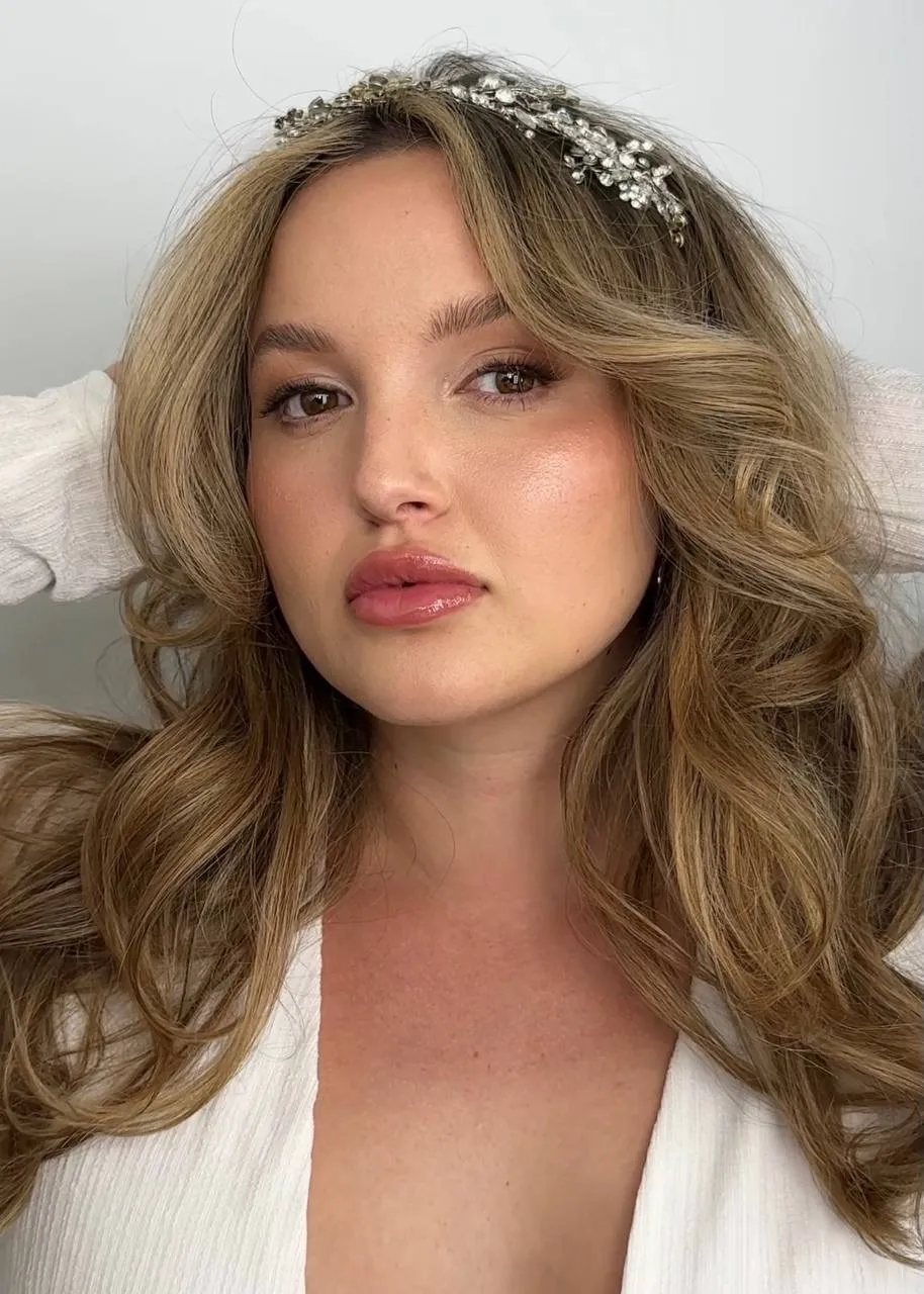Bridal hair and makeup by Nikole