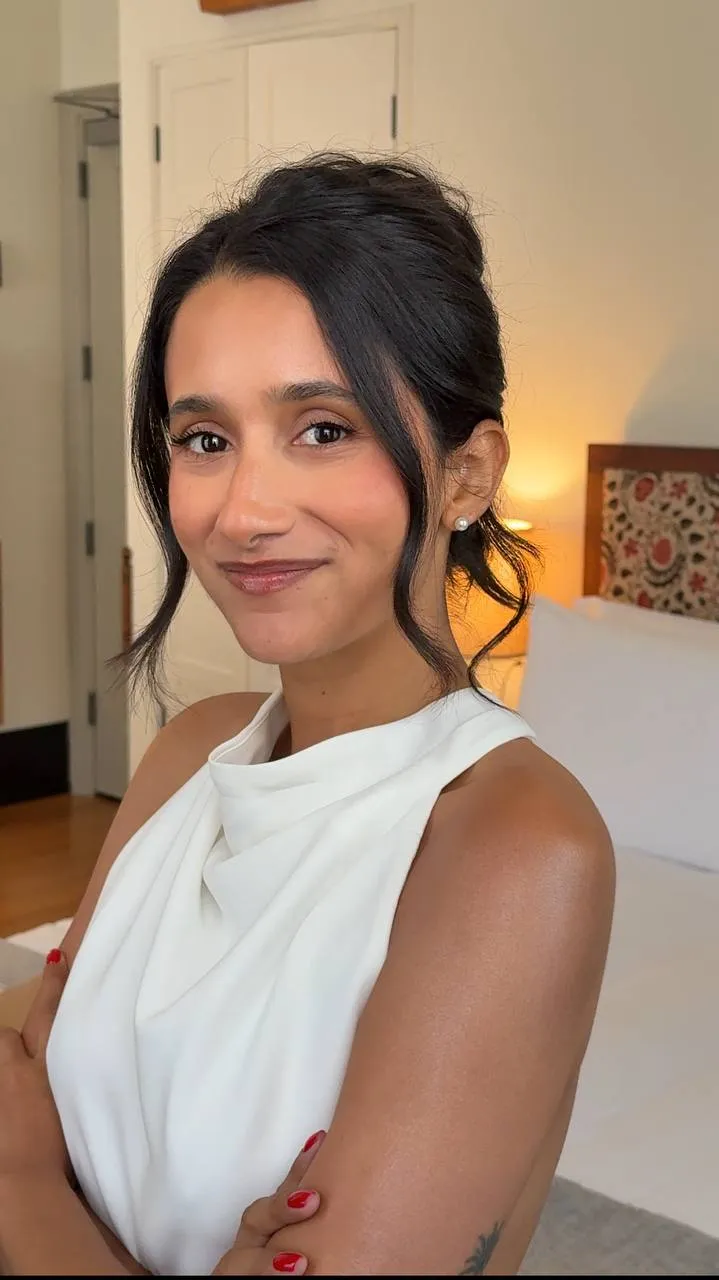 Bridal hair and makeup by Victoria
