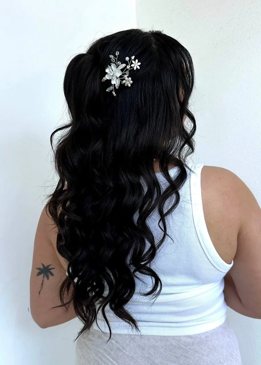Bridal hair and makeup by Nikole