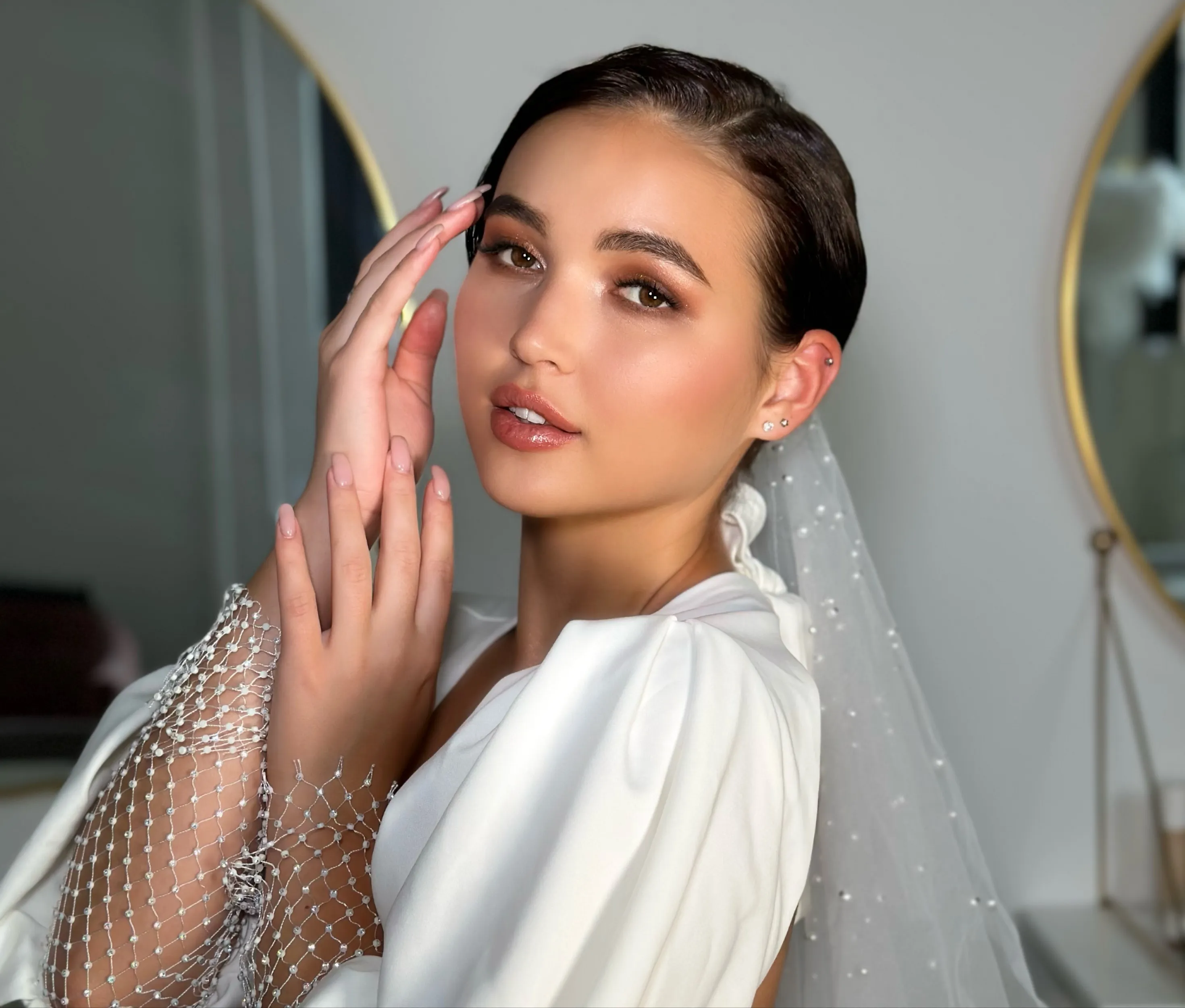 Bridal hair and makeup by Darima