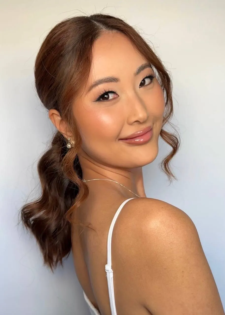 Bridal hair and makeup by Nikole