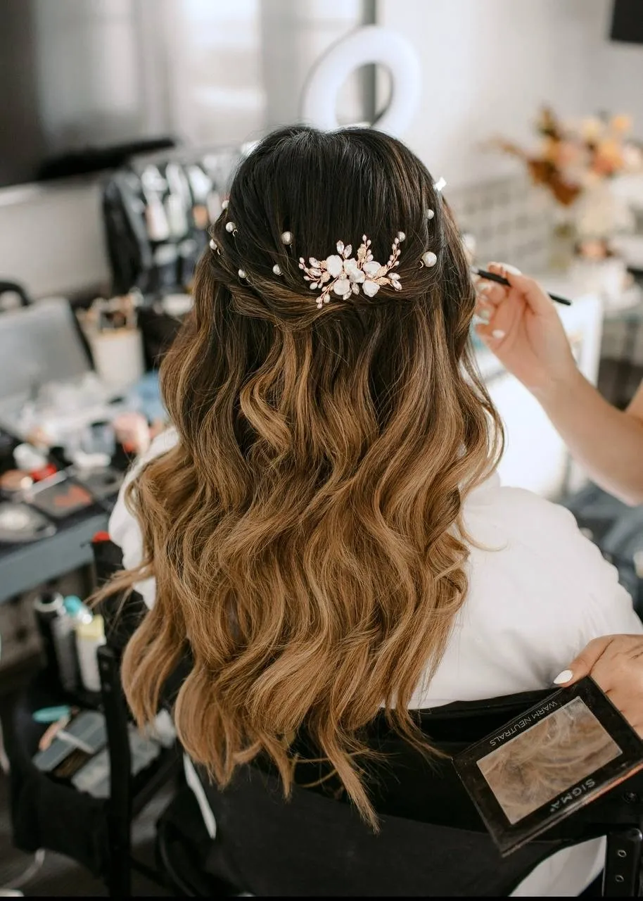 Bridal hair and makeup by Nikole