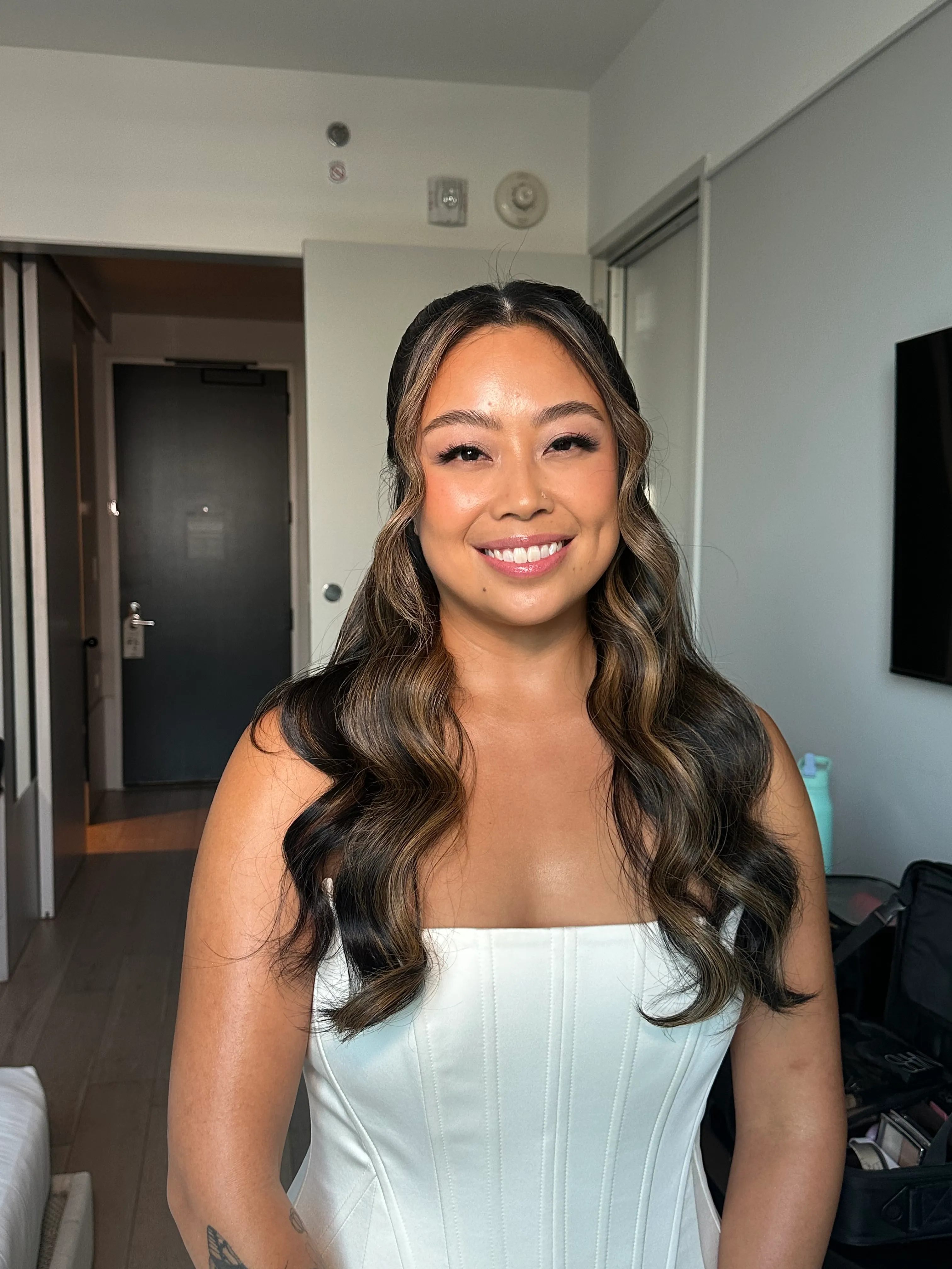 Bridal hair and makeup by Darima